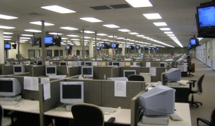 Image of a call center