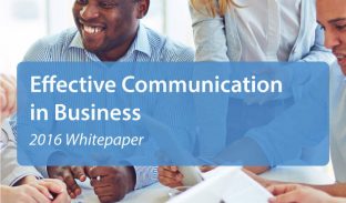Effective Communication In Business 2016 – Whitepaper