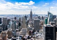 Skyline view of new york city